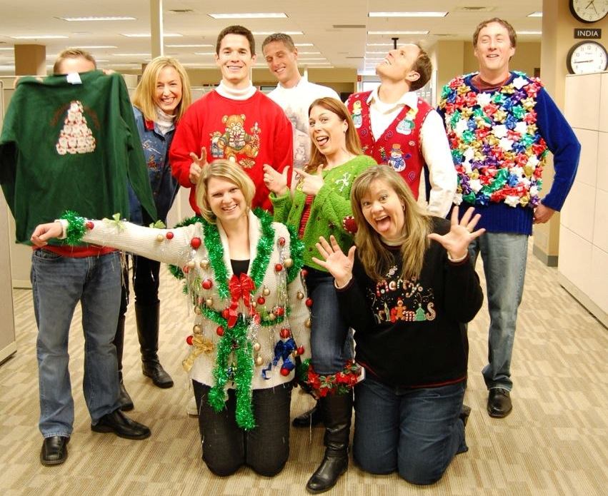 Holiday party photo